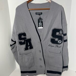 Keiser Clark San Antonio Spurs cardigan sweater and short set